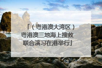 （粤港澳大湾区）粤港澳三地海上搜救联合演习在港举行