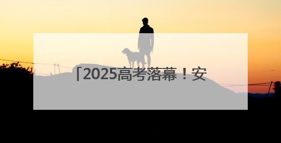 2025高考落幕！安徽网上评卷工作已启动