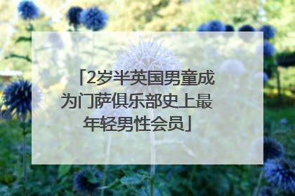 2岁半英国男童成为门萨俱乐部史上最年轻男性会员