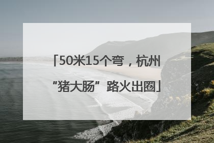 50米15个弯，杭州“猪大肠”路火出圈