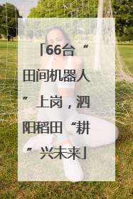 66台“田间机器人”上岗，泗阳稻田“耕”兴未来
