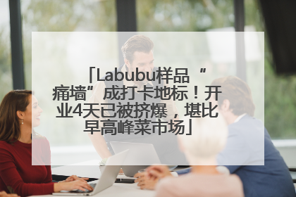 Labubu样品“痛墙”成打卡地标！开业4天已被挤爆，堪比早高峰菜市场
